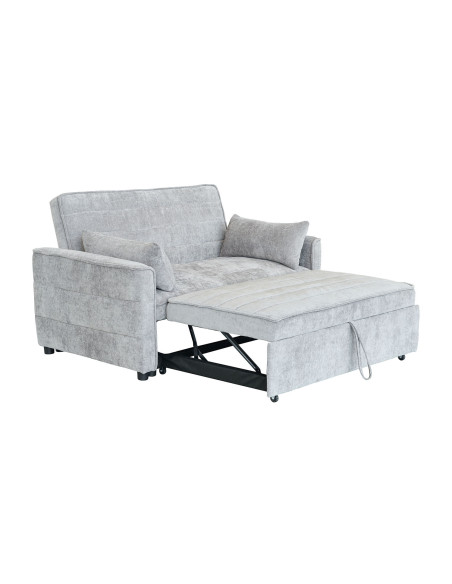 Sofá cama Bilbao gris oscuro