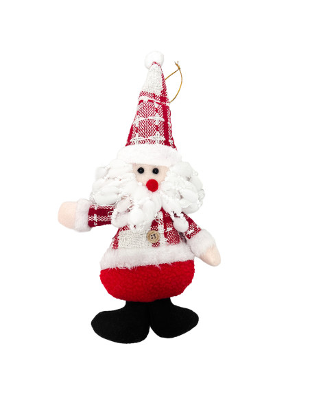 Colgante Navidad Viejo Pascuero 14x27cm - Decoración Navideña