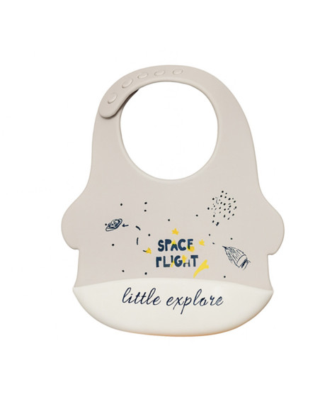 Babero de Silicona con Diseños para Bebés - Menaje Infantil