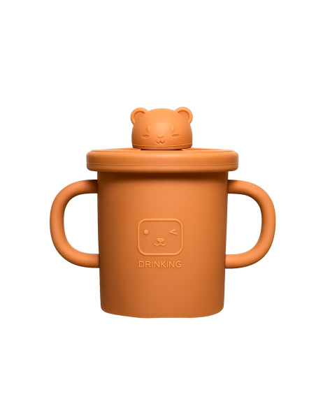 Vaso infantil silicona animales 500 ml