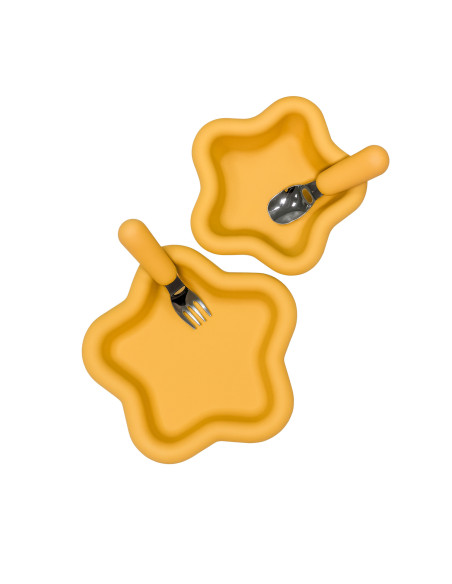 Juego de comida infatil estrella 4 piezas