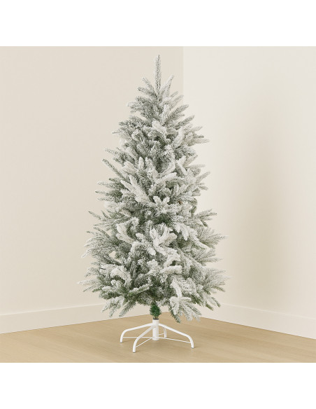 Árbol de navidad nevado 210cm 1137 ramas
