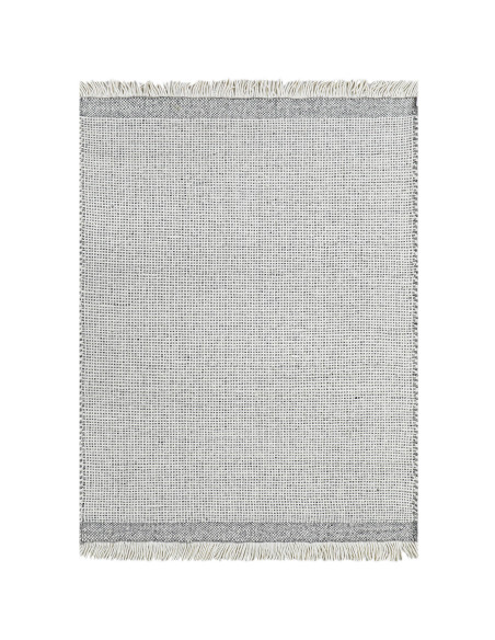 Alfombra 180x270cm Capas marfil/café