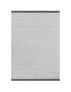 Alfombra 180x270cm Kanigo marfil/negro