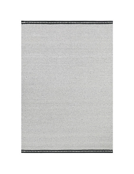 Alfombra 120x180cm Kanigo marfil/negro