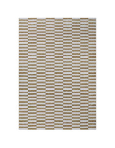 Alfombra Rila Blanco/Beige 210x150 cm - Elegante y Moderna