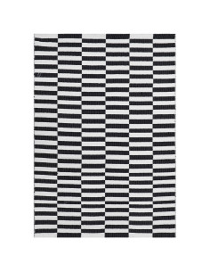 Alfombra 180x270cm Rila blanco/negro
