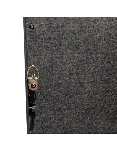 Espejo Ovalado Pill Negro 40x120cm - Decoración de Pared