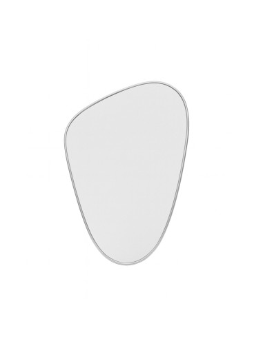 Espejo Orgánico Plateado 40x60cm - Decoración Minimalista