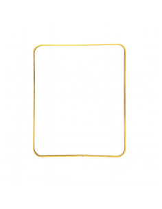 Espejo rectangular 60x80cm bronce