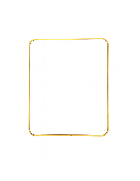 Espejo Rectangular 60x80cm Bronce - Decoración de Pared