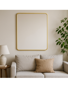 Espejo rectangular 60x80cm bronce 2