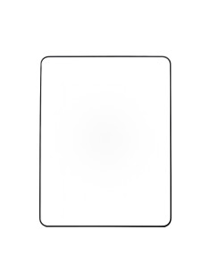 Espejo rectangular 99x80cm negro