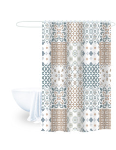 Cortina de baño Estilo Étnico 180x180cm