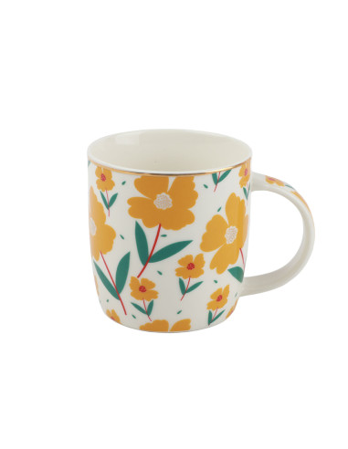 Tazón cerámica flores 350ml