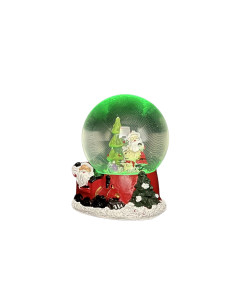 Bola de Cristal Navideña 8cm - Elegancia y Tradición 2