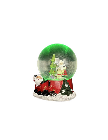 Bola de Cristal Navideña 8cm - Elegancia y Tradición