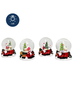 Bola de Cristal Navideña 8cm - Elegancia y Tradición