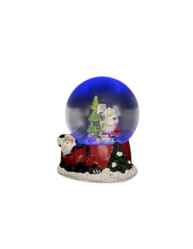 Bola de Cristal Navideña 8cm - Elegancia y Tradición