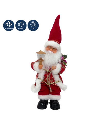 Viejo pascuero musical 45cm