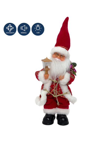 Viejo pascuero musical 45cm