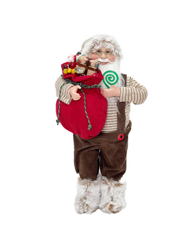 Viejo pascuero 30cm bolsa