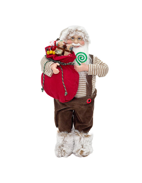 Viejo pascuero 30cm bolsa