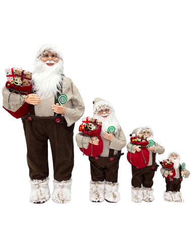 Viejo pascuero 30cm bolsa