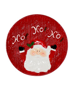 Plato navidad 20,5x2,4cm cerámica pascuero