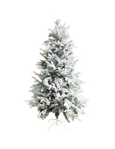 Árbol de navidad nevado 180cm 697 ramas