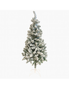 Árbol de navidad nevado 210cm 750 ramas