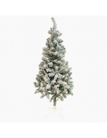 Árbol de navidad nevado 210cm 750 ramas
