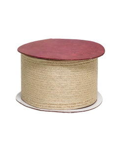 Cinta Regalo Navidad Dorada 3,8x270cm - Envolver Regalos