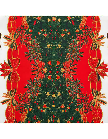 Mantel navidad moños 150x300cm
