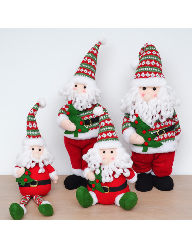 Viejo pascuero peluche navidad 8