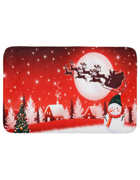 Alfombra navidad 38x58cm trineo