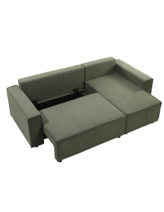 Sofá cama seccional Vito verde edición touch 2