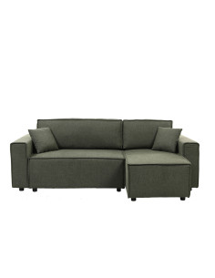 Sofá cama seccional Vito verde edición touch