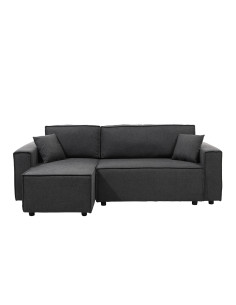 Sofá cama seccional Vito gris oscuro edición touch