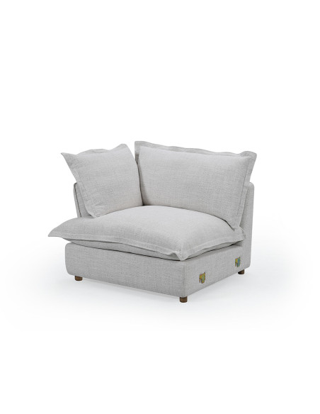 Sofá 3 cuerpos Holiday gris claro