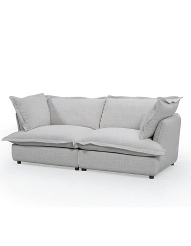 Sofá 3 cuerpos Holiday gris claro