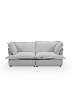 Sofá 3 cuerpos Holiday gris claro