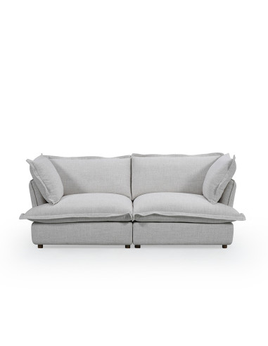 Sofá 3 cuerpos Holiday gris claro