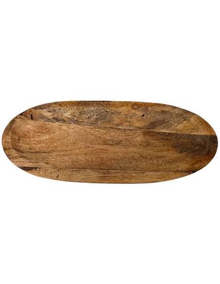 Plato madera 37x15cm