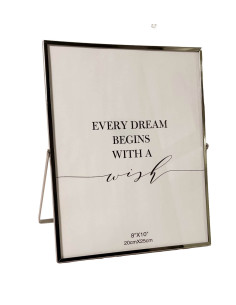 Marco Fotos Plateado 20x25cm - Decora tus Espacios