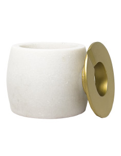 Cenicero de Mármol y Metal Bicolor - Elegante y Sofisticado 2