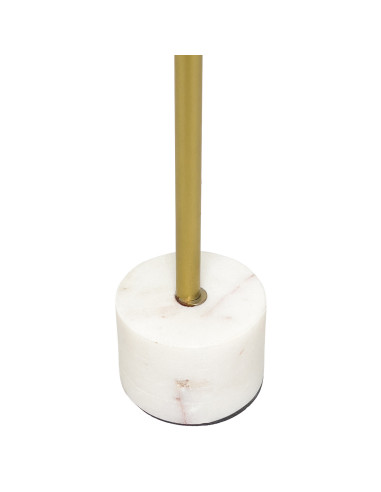 Candelabro mármol-metal 27cm