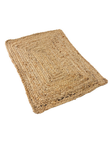 Individual 48x33cm yute gris