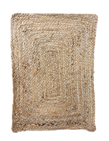 Individual 48x33cm yute gris