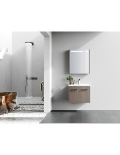 Mueble de Baño Sena 2 Puertas 60 cm con lavamanos y espejo 2